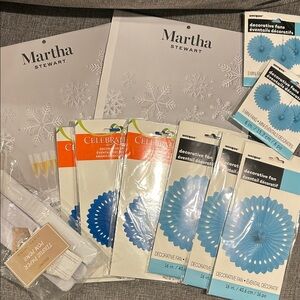 NWT winter snowflake party decor for Frozen themed birthday